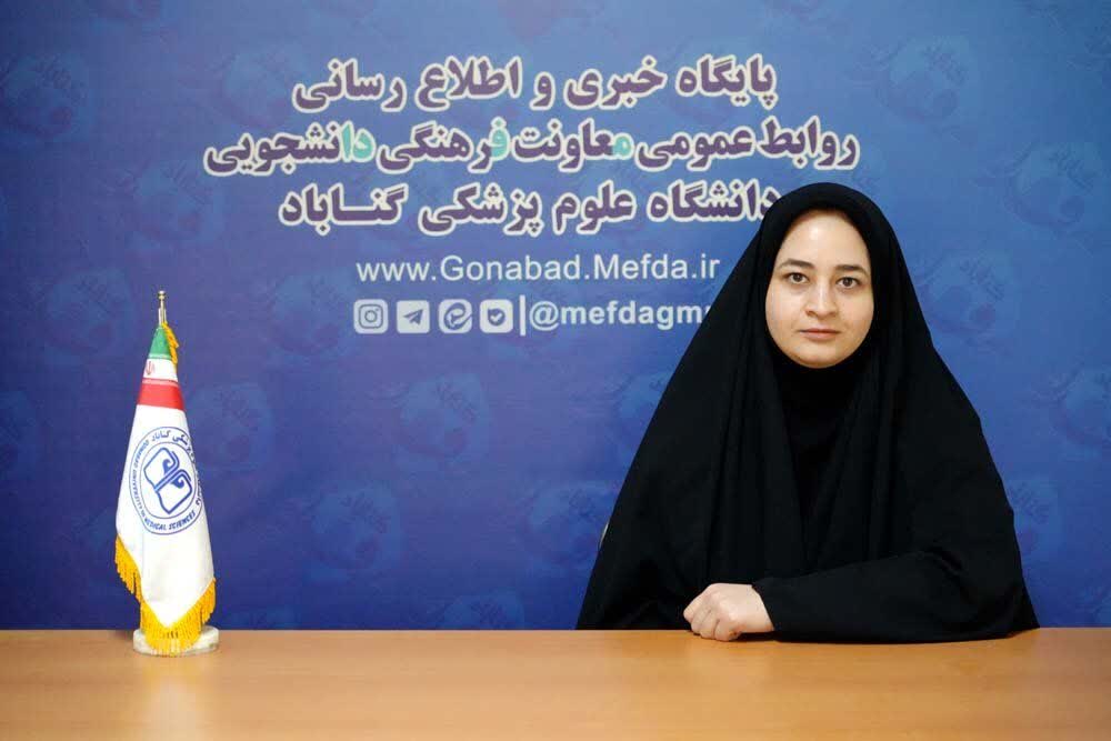 دانشجوی دانشگاه علوم پزشکی گناباد از سوی دبیر کمیته کشوری تحقیقات دانشجویی معاونت تحقیقات و فناوری وزارت بهداشت، درمان و آموزش پزشکی، به عنوان پژوهشگر برجسته اعلام شد.