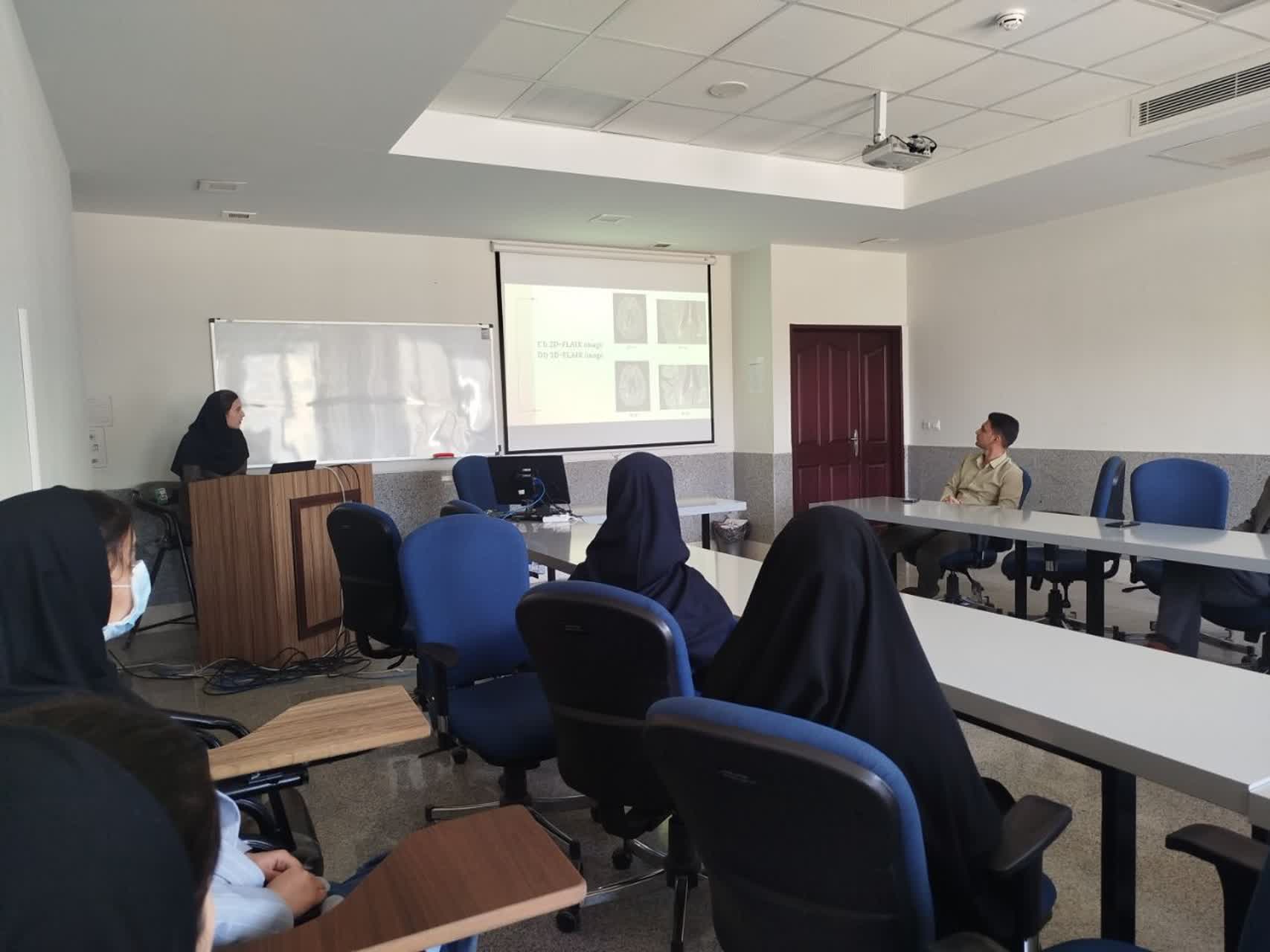 ژورنال کلاب Determination of Efficiency of 3D Fluid-Attenuated Inversion Recovery (FLAIR) in the Imaging of Multiple Sclerosis in Comparison With 2D FLAIR  at 3-Tesla MRI برگزار شد.